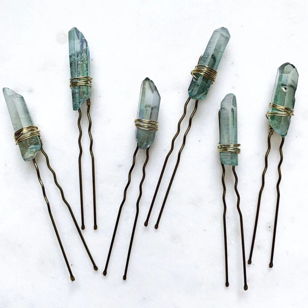 NWT Quartz Hair Pin Set by The Pretty Eclectic